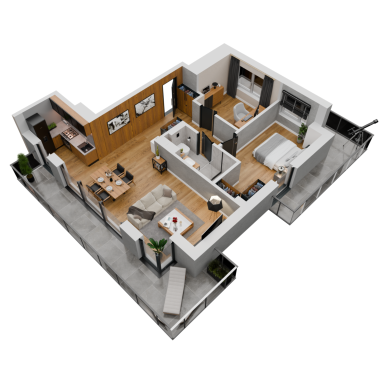 BUDYNEK C - LOKAL 3 - z boku