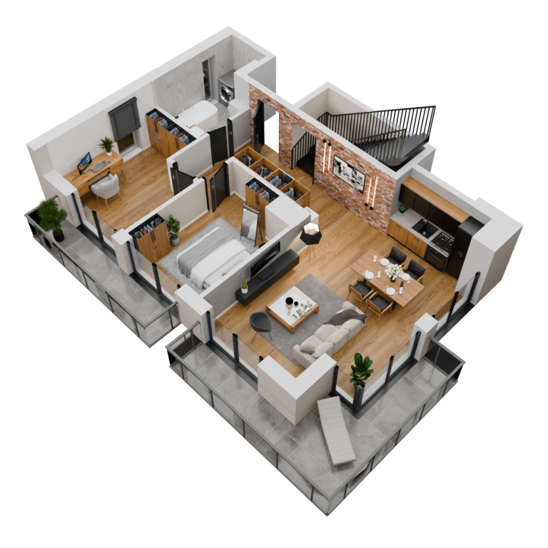 BUDYNEK C - LOKAL 7 - z boku